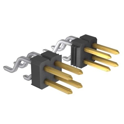 CONN HEADER SMD R/A 28POS 2.54MM