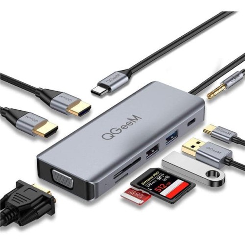 2 HDMI, USB3.0,USB2.0, VGA, PD,