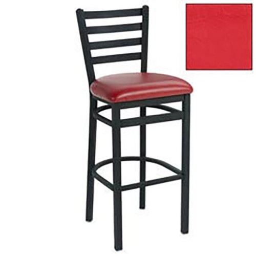 BAR STOOL, 4 SLAT-BACK, 17-1/2"W