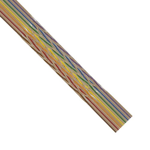 CBL RIBN 14COND TWIST-PAIR 10'