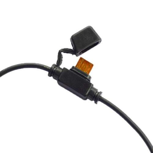 MINI FUSEHOLDER, 10A-18AWG ORG