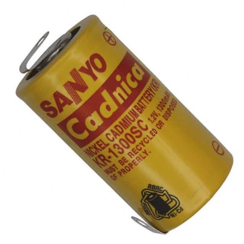 BATTERY NICAD 1.2V 1.3AH SC