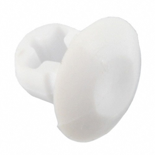 CABLE TIE HLD SGL BUTTON MNT WHT