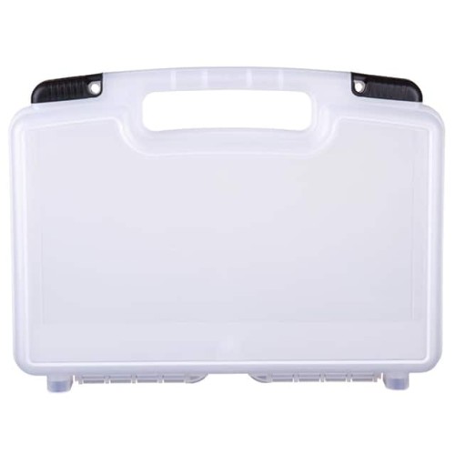 CASE PLAS CLEAR 13.25"LX7.375"W