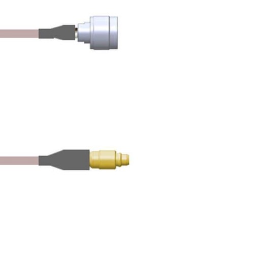 CBL ASSY MMCX-N PLUG RG178 4'