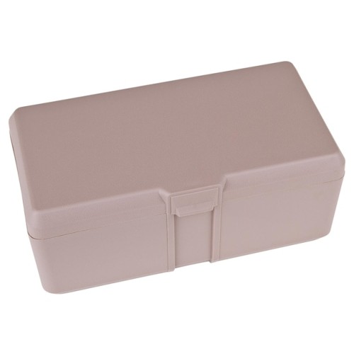 BOX PLAS TAUPE 8.125"L X 4.125"W