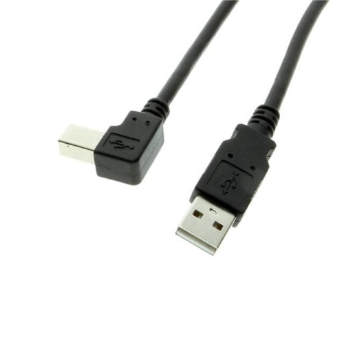 3FT. USB 2.0 A TO B LEFT ANGLE C