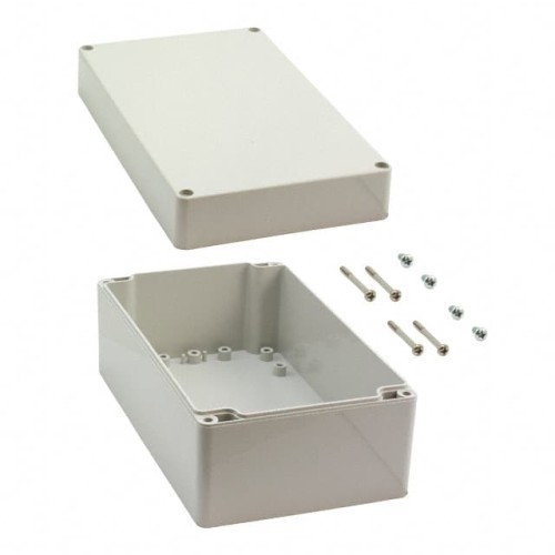 BOX ABS GRAY 7.874"L X 4.724"W