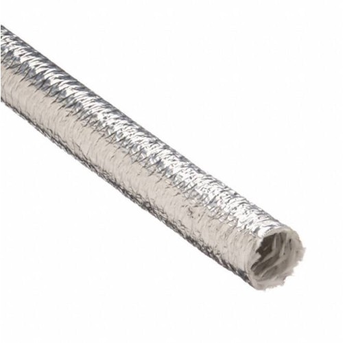 SLEEVING 1" ID 4' SILVER