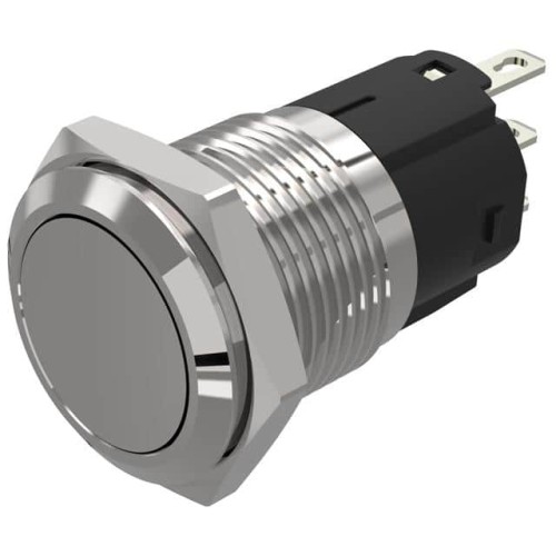 16 MM, PUSHBUTTON, ALUMINIUM, FL