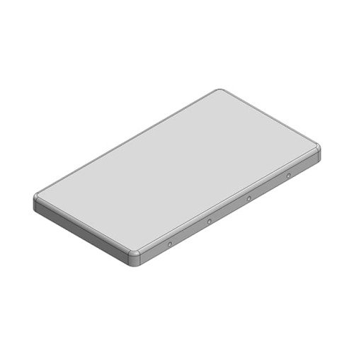 RF SHLD COVER 1.244"X2.268" SNAP