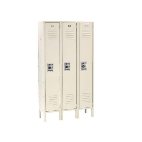 SINGLE TIER LOCKER, 12X18X72 3 D