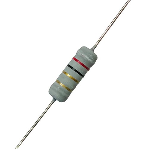 Wirewound resistor, 3W, 3.3 ohm,