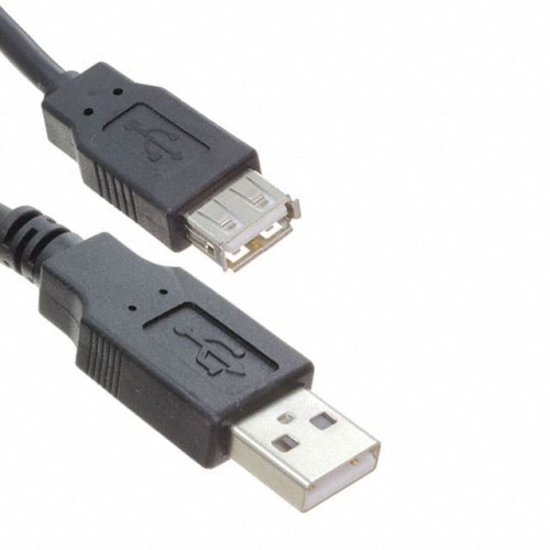 CBL USB2.0 A RCPT TO A PLUG 10'