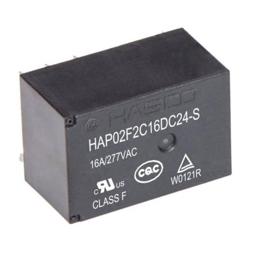 RELAY DPDT 16A 24V