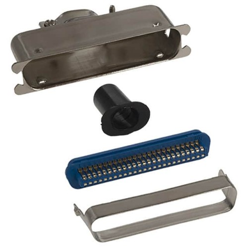 CONN SCSI PLUG 50P STR SLDR CUP