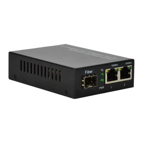 1SFP/2RJ45 MEDIA CONVERTER