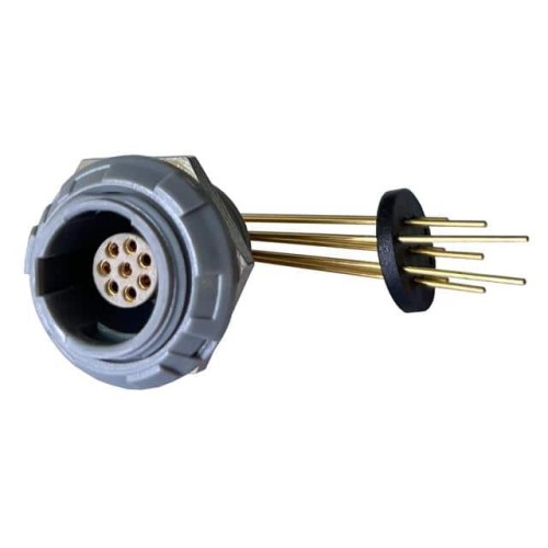 CONN RCPT FMALE 8POS GOLD SLDR