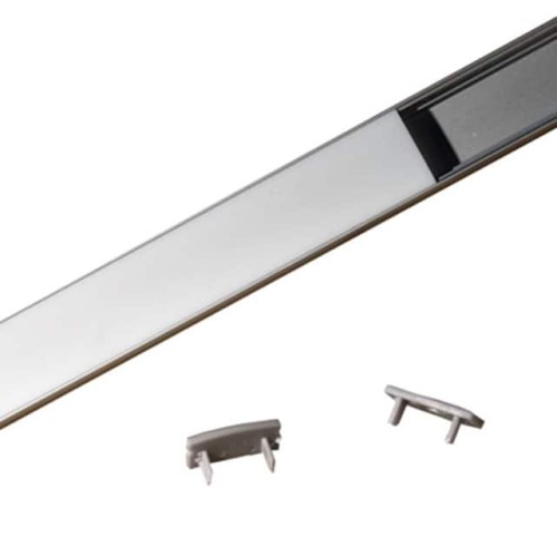 1 METER LED CHANNEL WITH WHITE D