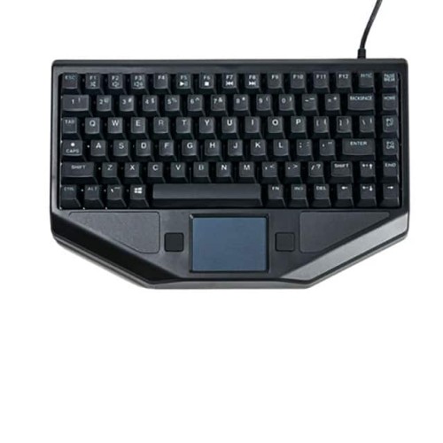 KEYBOARD 83KEY USB BLACK TOUCHPA