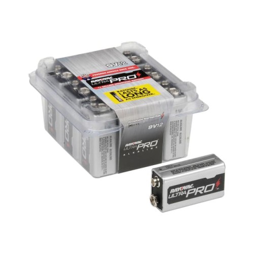 BATTERY ALKALINE 9V