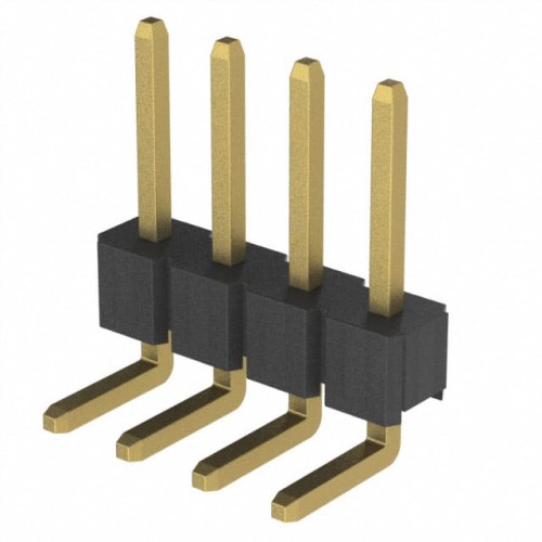 CONN HEADER R/A 4POS 2.54MM
