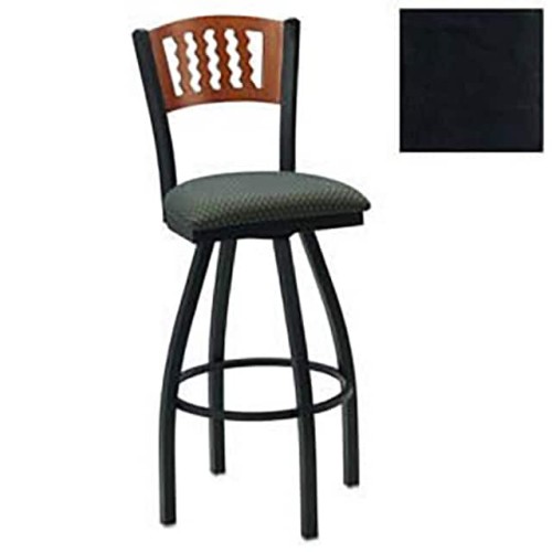 SWIVEL BAR STOOL, CH 5 WAVE-BACK