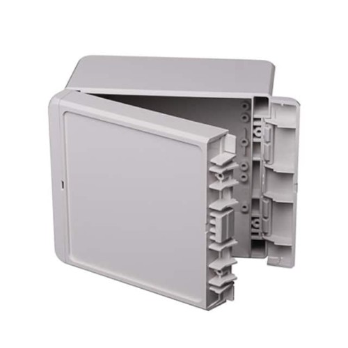 BOX PLAS GRAY 7.520"L X 4.921"W