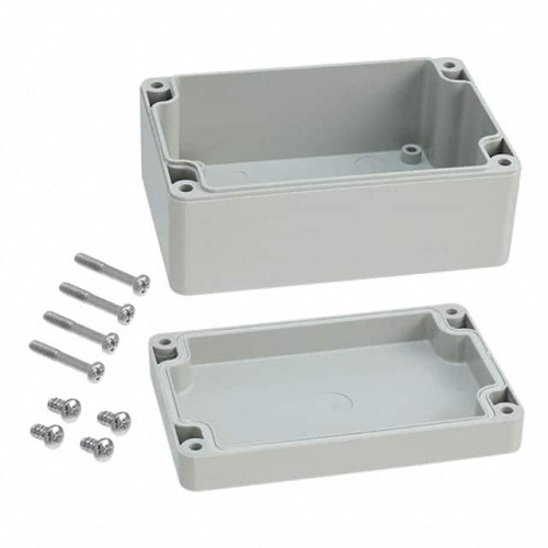 BOX ABS GRAY 4.724"L X 3.150"W