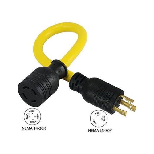 CORD 10AWG NEMAL5-30-14-30R 1.5'