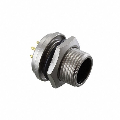 CONN RCPT MALE 6POS GOLD SOLDER