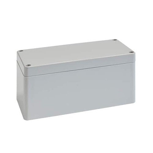 BOX PLAS GRAY 6.299"L X 3.150"W