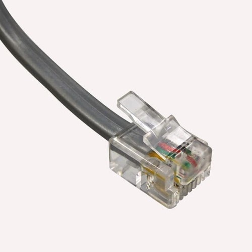 CABLE MOD 6P4C PLUG TO PLUG 25'