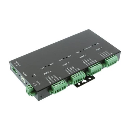 USB 2 TO INDUSTRIAL 4-PORT RS232