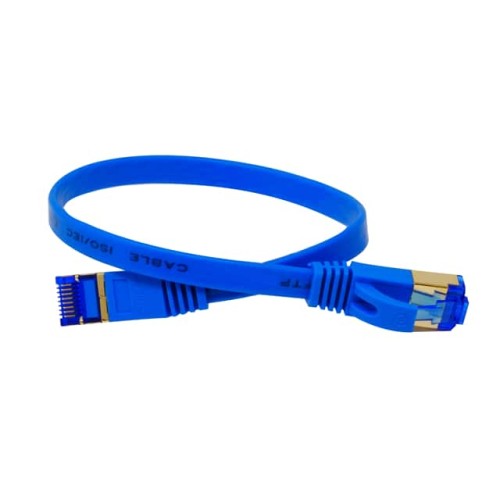 CAT7F ETHERNET CABLE 1FT - BLUE