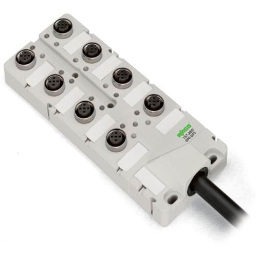 M12 SENSOR/ACTUATOR BOX; 8-WAY;