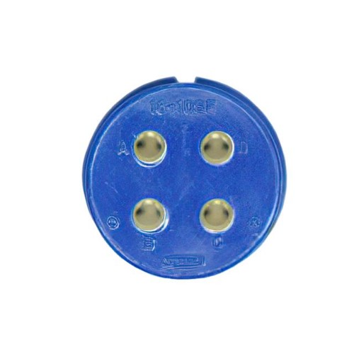 INSERT, SOCKETS, 4 POS, SOLDER C