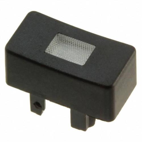CAP TACT RECT BLK/TRANS LENS