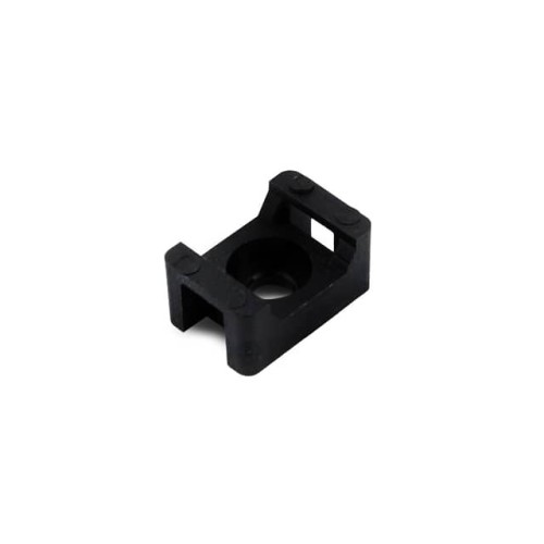 CABLE TIE HLDR DUAL SCREW BLACK