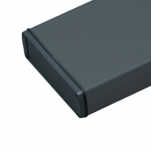 BOX ALUM BLACK 3.937"L X 6.654"W
