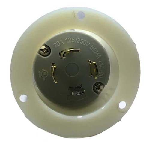 NEMA L14-30 LOCKING FLANGED INL
