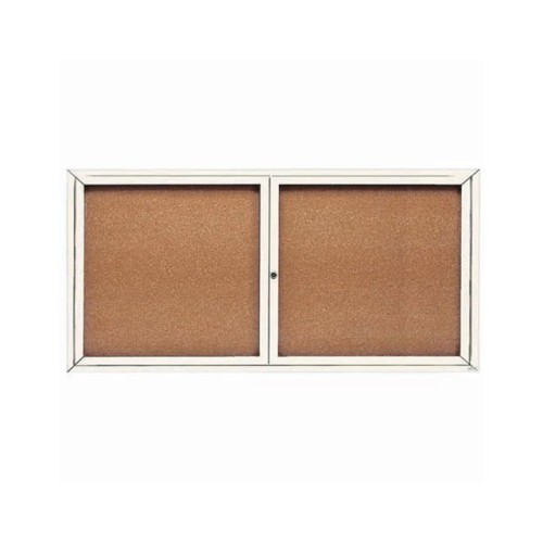 2 DOOR FRAMED ENCLOSED BULLETIN