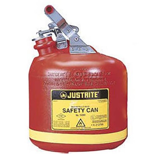 JUSTRITE SAFETY CAN TYPE I, 2-1/