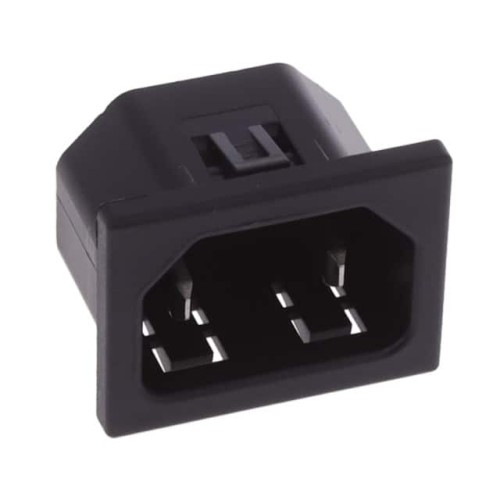 PWR ENT RCPT IEC320-C18 PNL SLDR