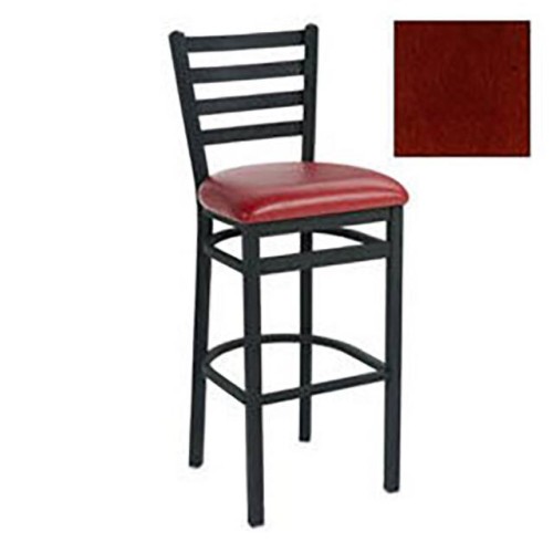 BAR STOOL, 4 SLAT-BACK, 17-1/2"W