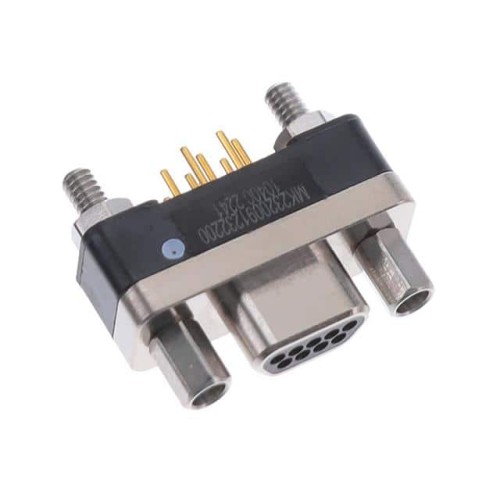D-SUB, PLUG, .050", 2ROW, 9POS,