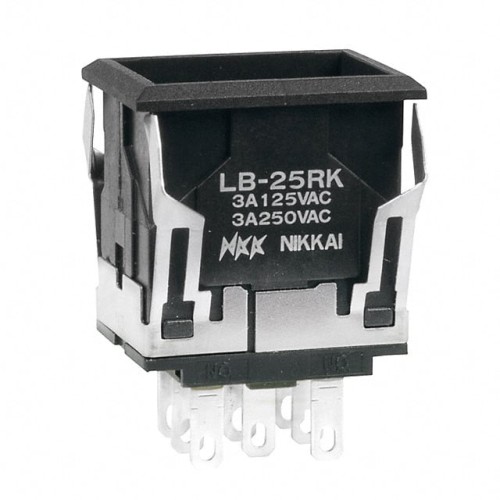 SWITCH PUSHBUTTON DPDT 3A 125V