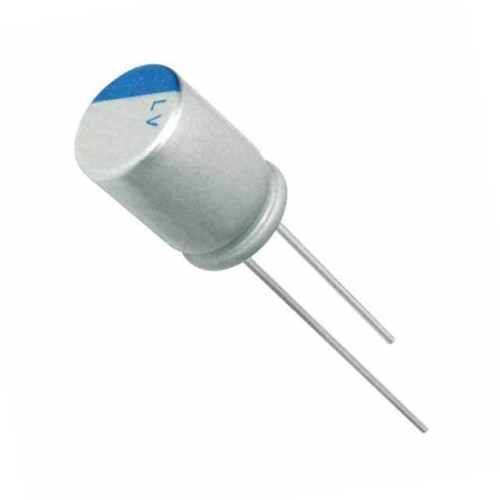 CAP ALUM POLY 27UF 20% 63V T/H