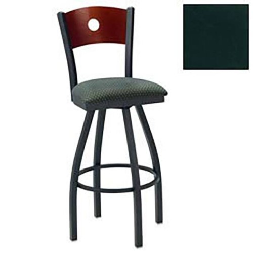 SWIVEL BAR STOOL, CIRCLE-BACK