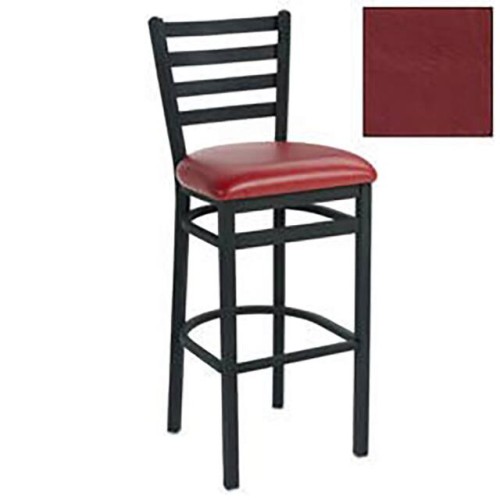 BAR STOOL, 4 SLAT-BACK, 17-1/2"W
